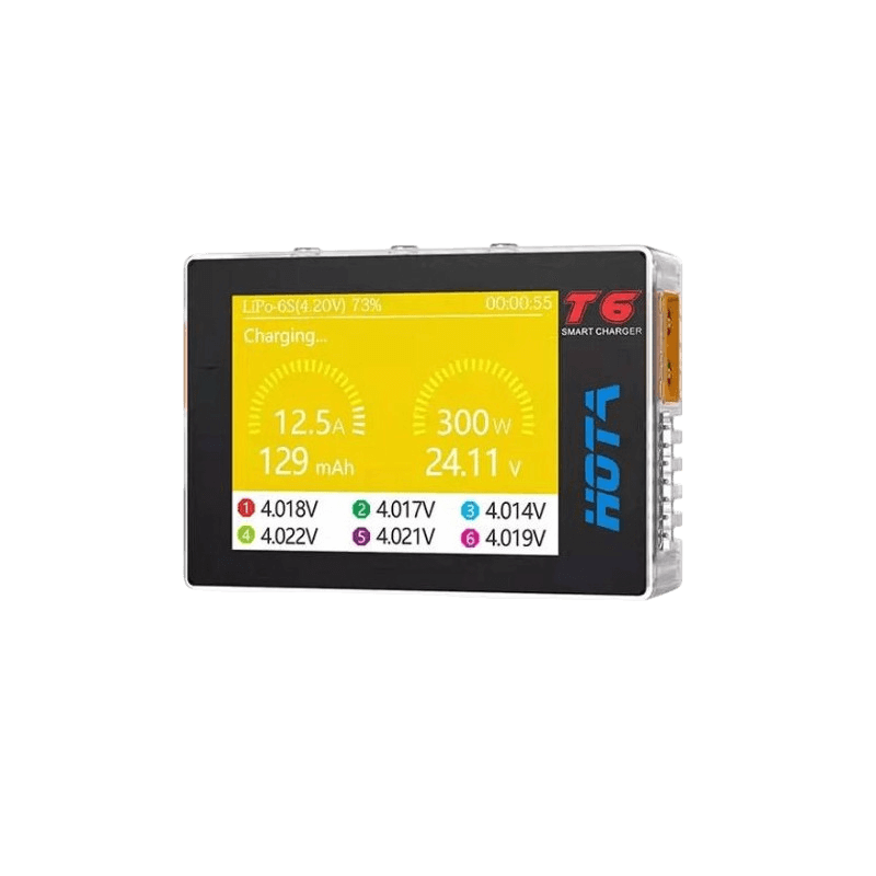 HOTA T6 300W PD 1-6S Įkroviklis